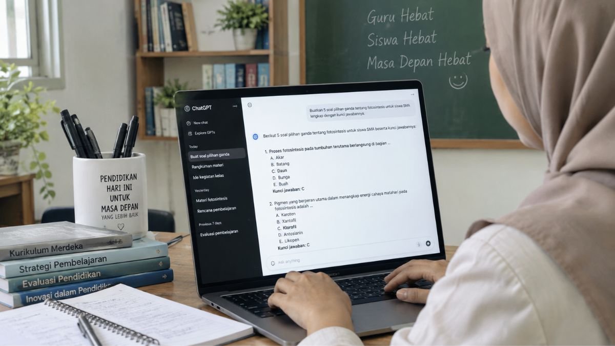 Guru Menggunakan AI untuk Membuat Soal Pilihan Ganda