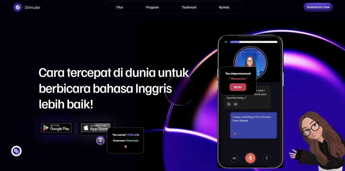 Stimuler homepage
